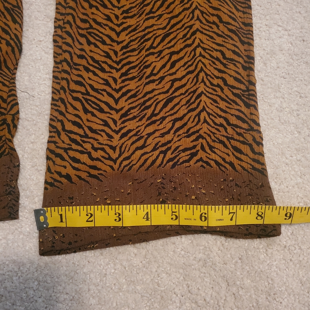 Tiger Stripe Rayon Beach Summer Pants - Picture 5 of 7